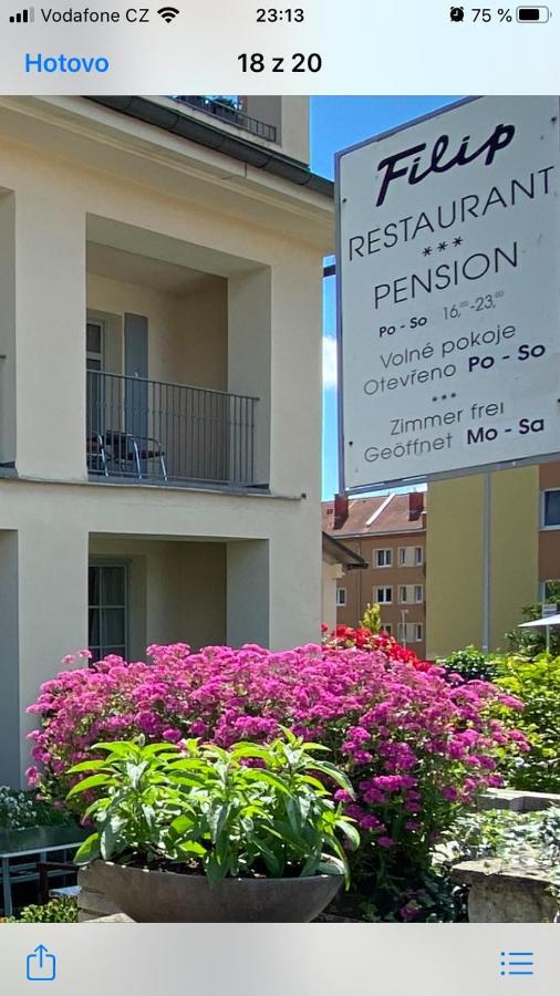 Pension A Restaurace Filip II Марианске-Лазне Экстерьер фото